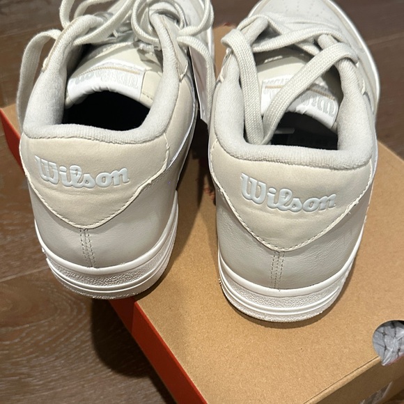 Wilson Off-White Athletic Shoes - Picture 7 of 9
